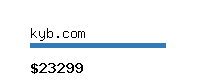 kyb.com Website value calculator