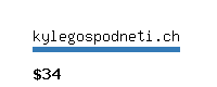 kylegospodneti.ch Website value calculator