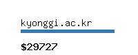 kyonggi.ac.kr Website value calculator