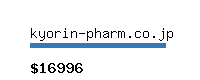 kyorin-pharm.co.jp Website value calculator