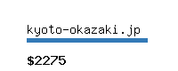 kyoto-okazaki.jp Website value calculator