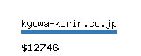 kyowa-kirin.co.jp Website value calculator