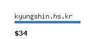 kyungshin.hs.kr Website value calculator
