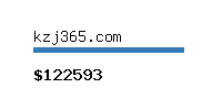 kzj365.com Website value calculator