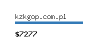 kzkgop.com.pl Website value calculator