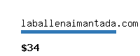 laballenaimantada.com Website value calculator