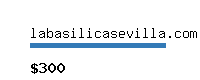 labasilicasevilla.com Website value calculator