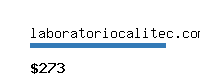 laboratoriocalitec.com Website value calculator