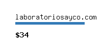 laboratoriosayco.com Website value calculator