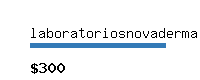 laboratoriosnovaderma.com Website value calculator