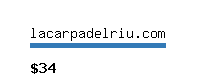 lacarpadelriu.com Website value calculator