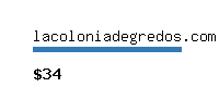 lacoloniadegredos.com Website value calculator