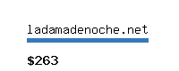 ladamadenoche.net Website value calculator