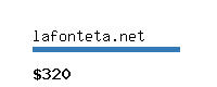 lafonteta.net Website value calculator