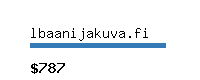 lbaanijakuva.fi Website value calculator