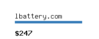 lbattery.com Website value calculator