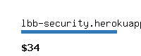 lbb-security.herokuapp.com Website value calculator