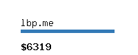 lbp.me Website value calculator