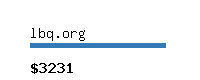 lbq.org Website value calculator