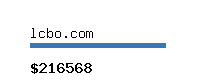 lcbo.com Website value calculator