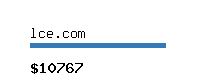 lce.com Website value calculator