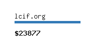 lcif.org Website value calculator