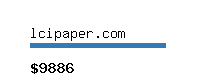 lcipaper.com Website value calculator