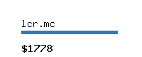lcr.mc Website value calculator