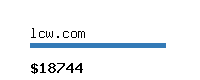 lcw.com Website value calculator