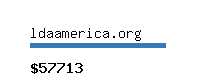 ldaamerica.org Website value calculator