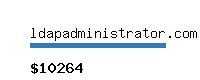 ldapadministrator.com Website value calculator