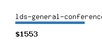 lds-general-conference.org Website value calculator