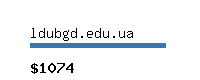 ldubgd.edu.ua Website value calculator