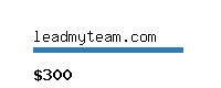 leadmyteam.com Website value calculator