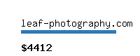 leaf-photography.com Website value calculator