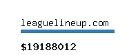 leaguelineup.com Website value calculator