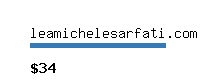 leamichelesarfati.com Website value calculator