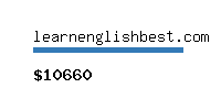 learnenglishbest.com Website value calculator