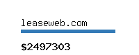 leaseweb.com Website value calculator