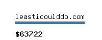 leasticoulddo.com Website value calculator