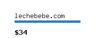 lechebebe.com Website value calculator