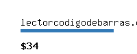 lectorcodigodebarras.com Website value calculator