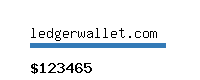 ledgerwallet.com Website value calculator