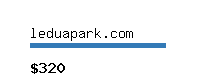 leduapark.com Website value calculator