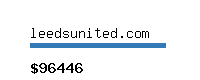 leedsunited.com Website value calculator