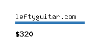 leftyguitar.com Website value calculator