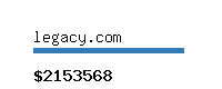 legacy.com Website value calculator