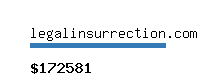 legalinsurrection.com Website value calculator