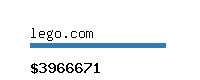 lego.com Website value calculator