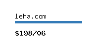 leha.com Website value calculator